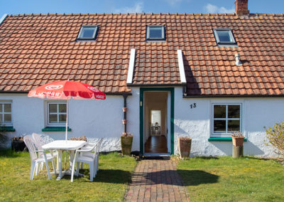 Insulanerhäuschen von Haus Antje bei tollem Wetter