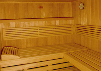 Holzsauna im Haus Antje