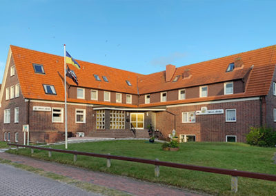 Vorderansicht von Haus Antje auf Baltrum