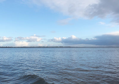Ausblick auf das Meer vor Baltrum